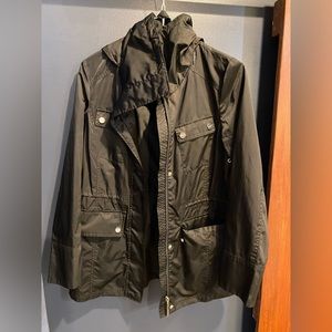 Calvin Klein rain jacket with hood and pouch